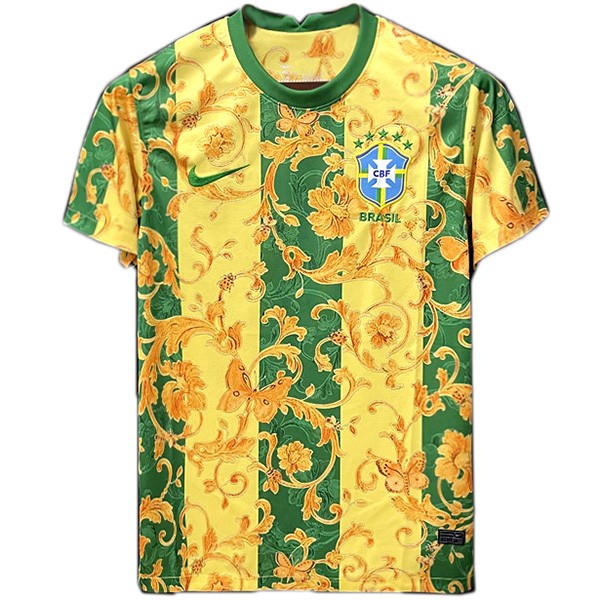 Brazil maglia da calcio in edizione speciale maglia da allenamento pre-partita maglia da calcio da uomo maglia gialla 2022